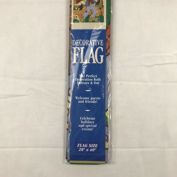 Vintage Meadow Creek Decorative Flag Scarecrow #74041 Korea 2000 - Picture 7 of 8